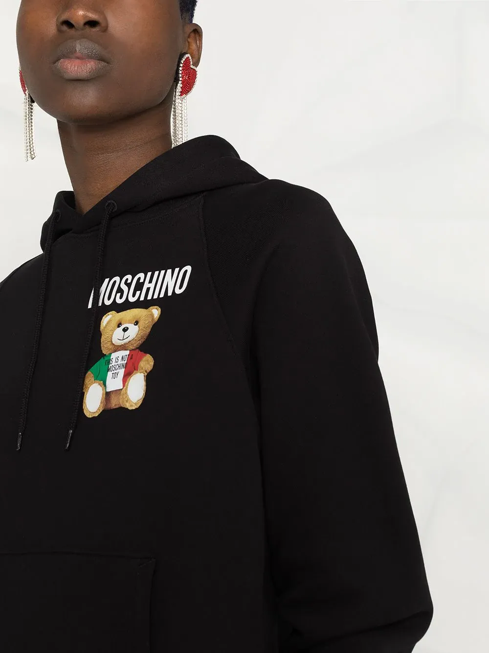 Teddy Bear-Print Hoodie