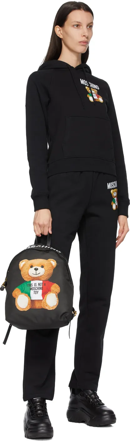Teddy Bear-Print Hoodie