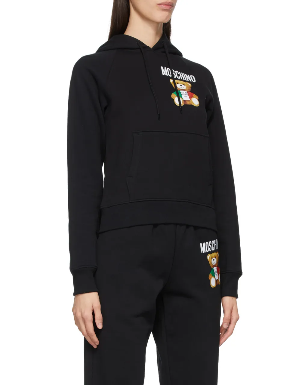 Teddy Bear-Print Hoodie