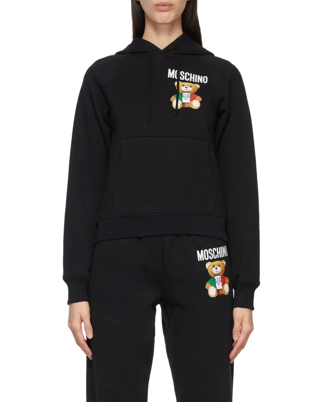 Teddy Bear-Print Hoodie