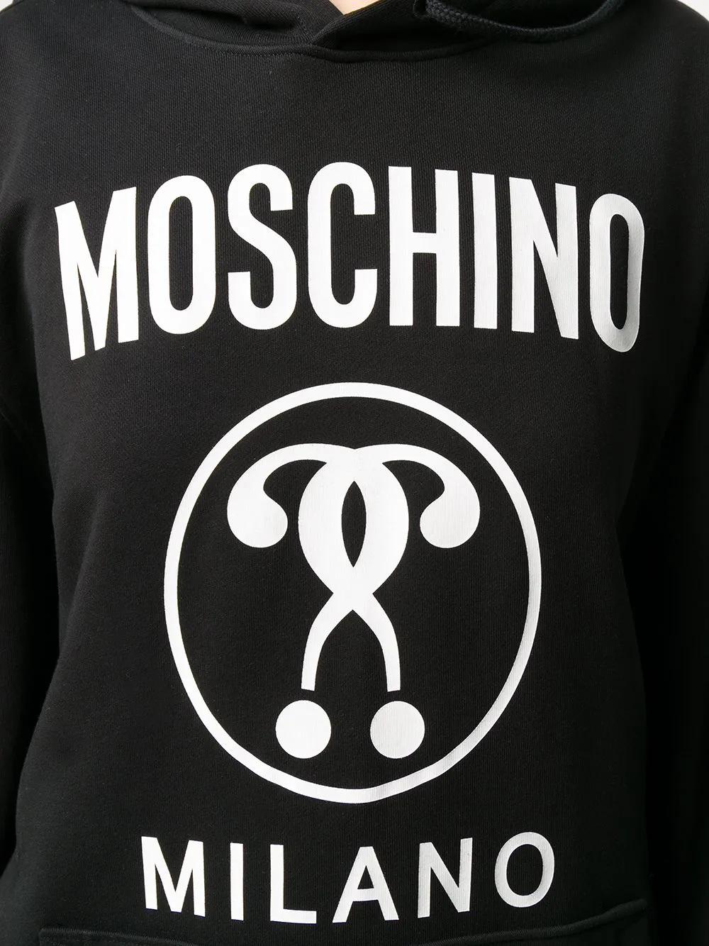 Double Question Mark Print Sweatshirt