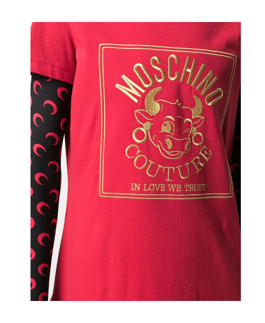 Logo Embroidered T-Shirt Dress
