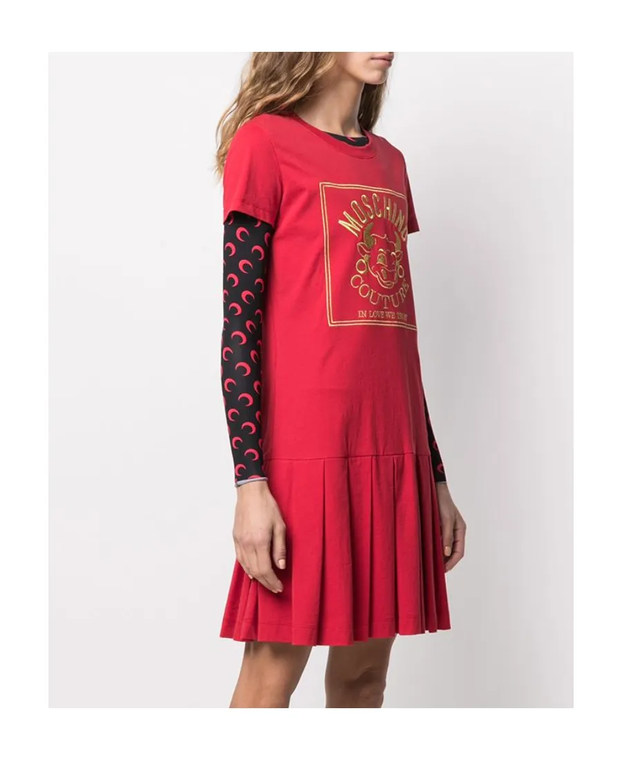 Logo Embroidered T-Shirt Dress