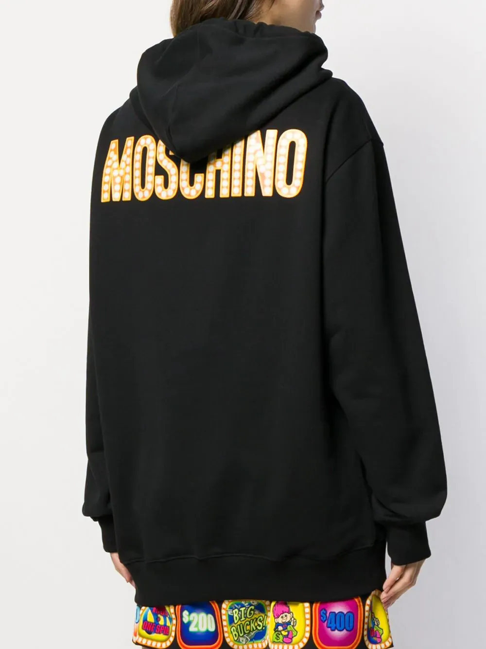 Cartoon Logo Printed Hooded Sweater