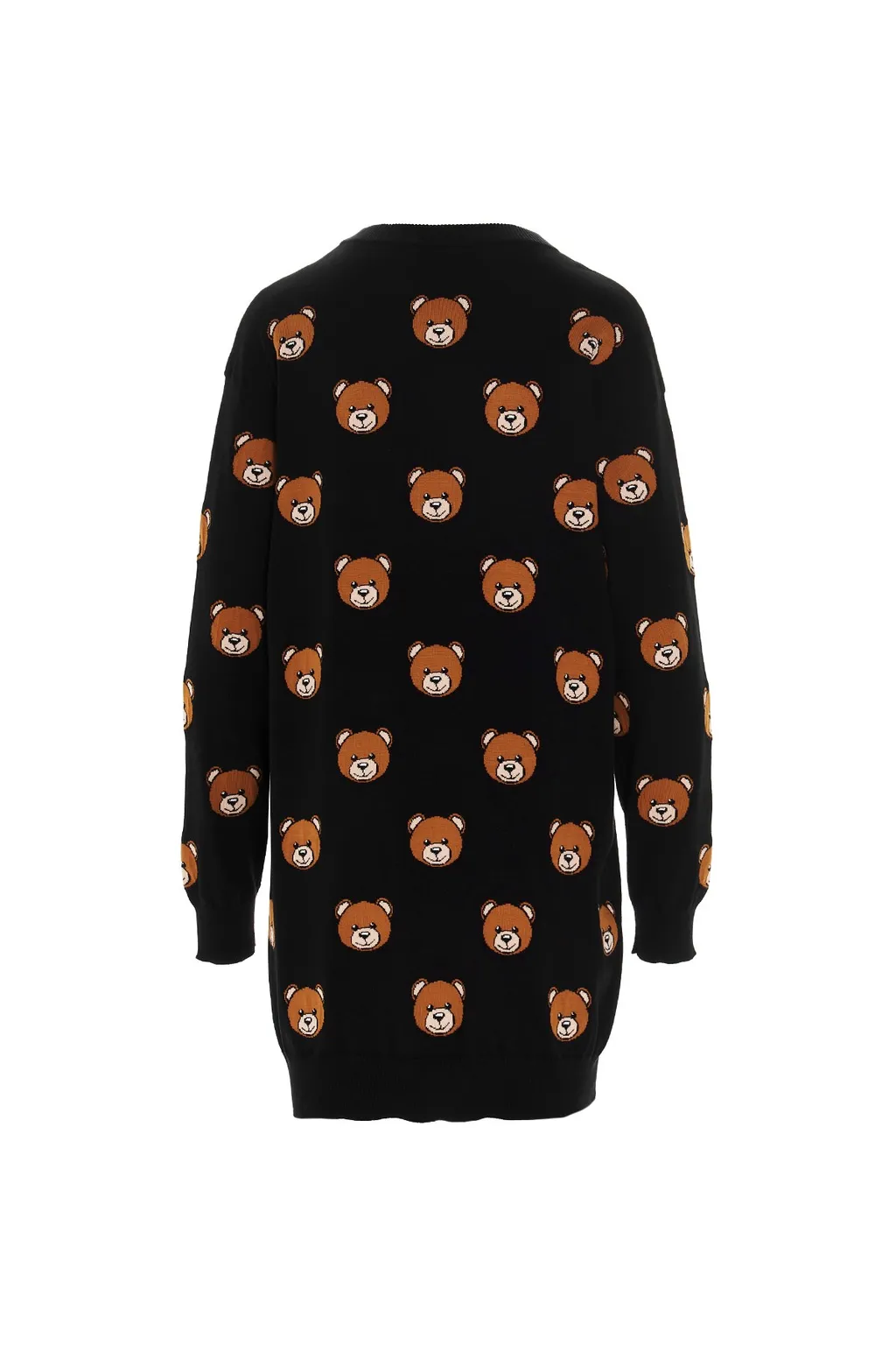 Teddy Bear Pattern Knit Dress