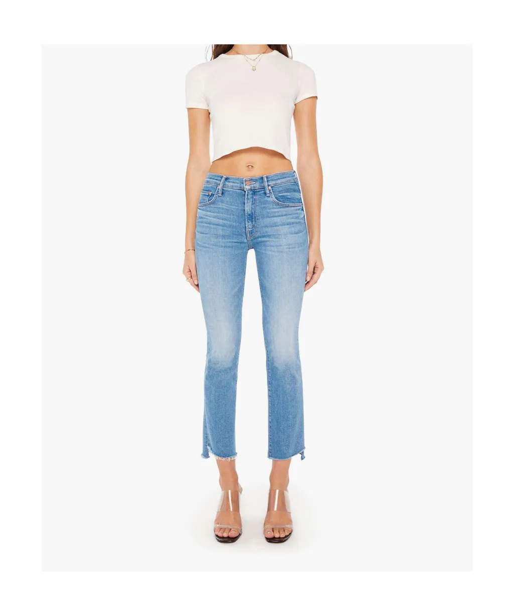The Insider Crop Step Fray Jeans