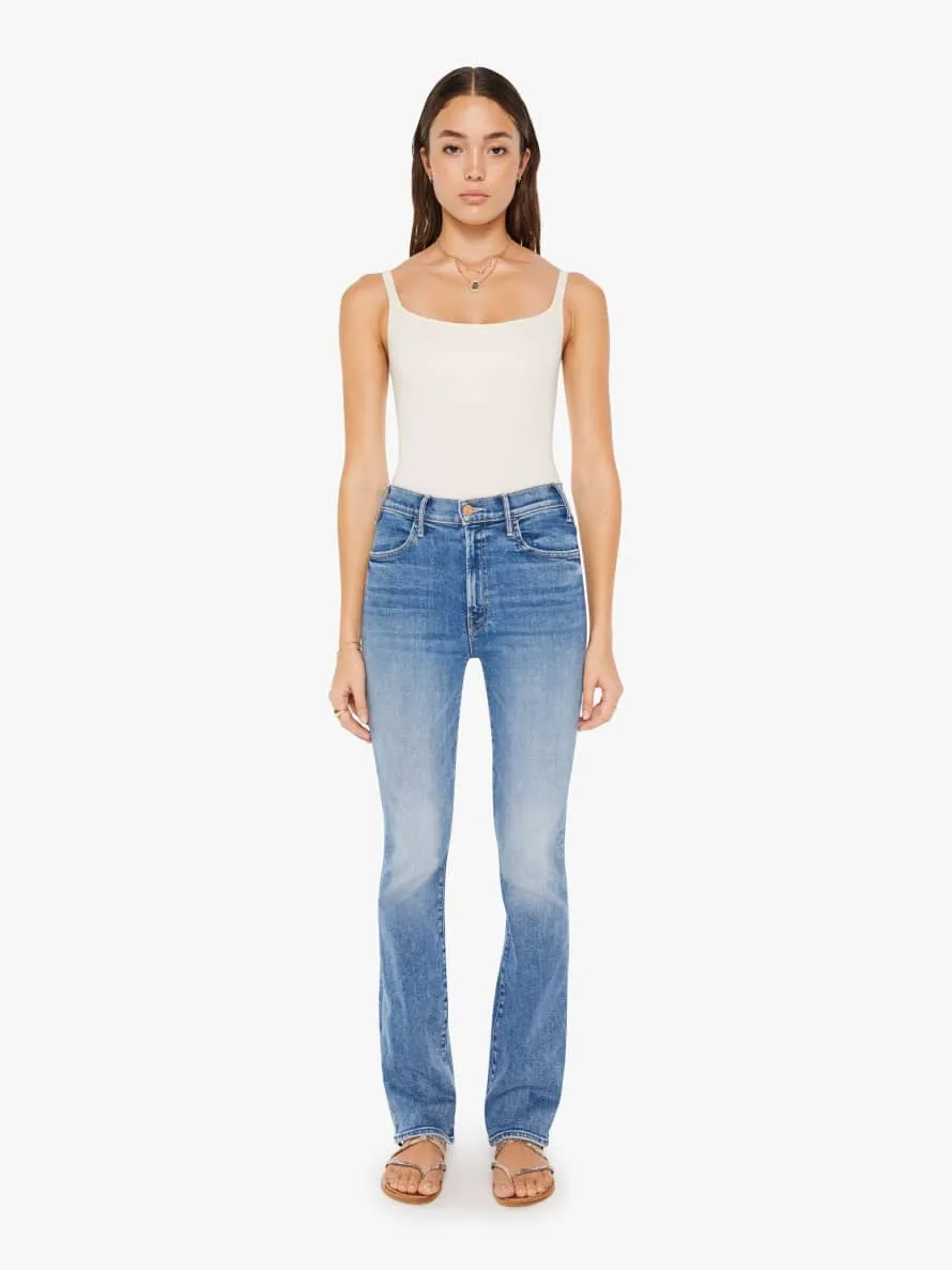 Hustler Sneak High-Rise Tapered Jeans