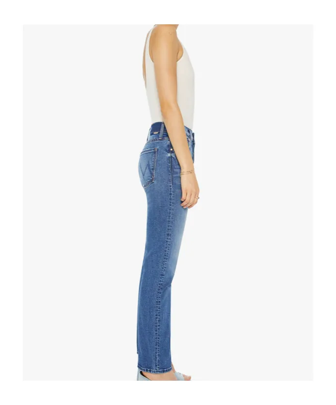The Hustler Ankle High Rise Straight Jeans