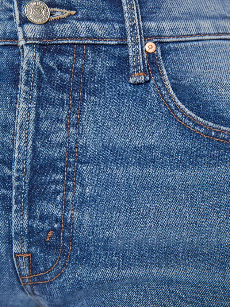 The Hustler Ankle High Rise Straight Jeans