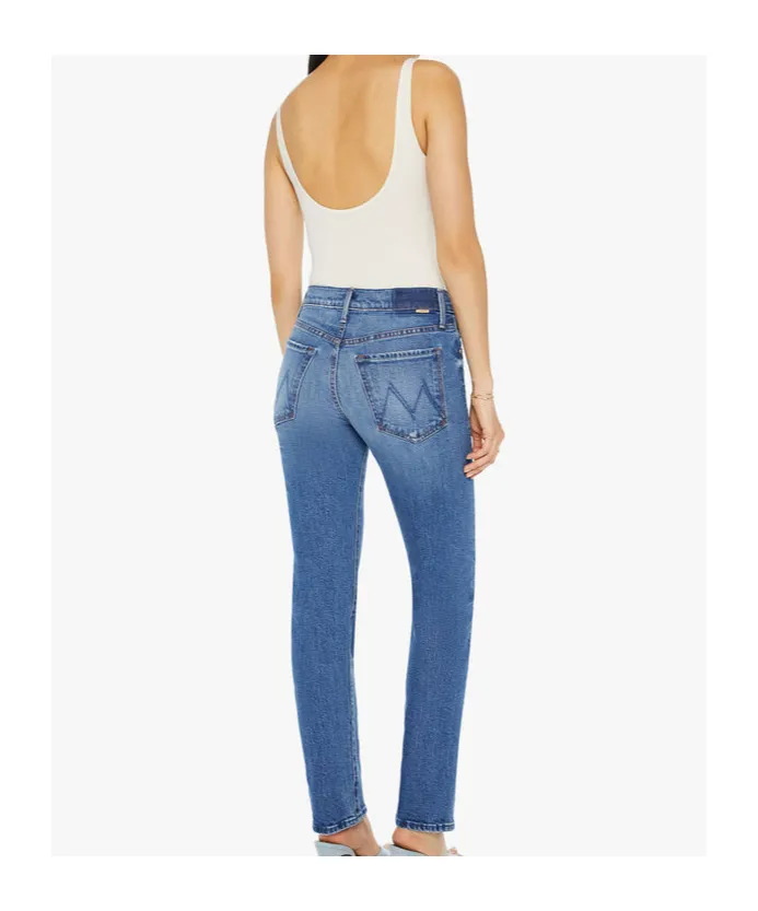 The Hustler Ankle High Rise Straight Jeans