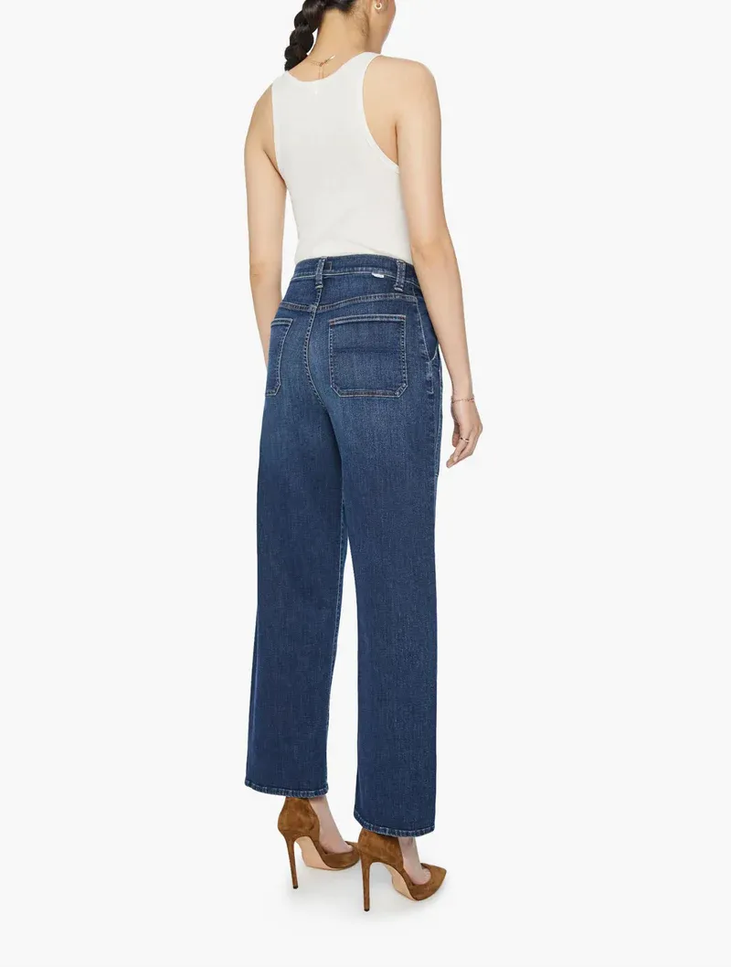 Large Bag Denim Trousers