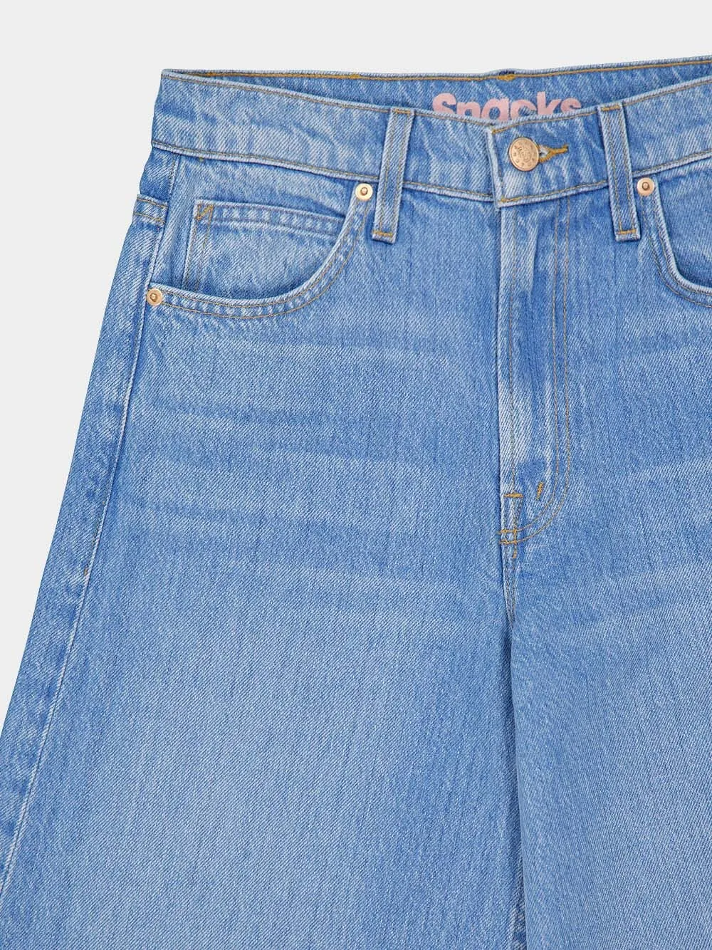 Slung Sugar Cone Sneak Low-Rise Flared Jeans