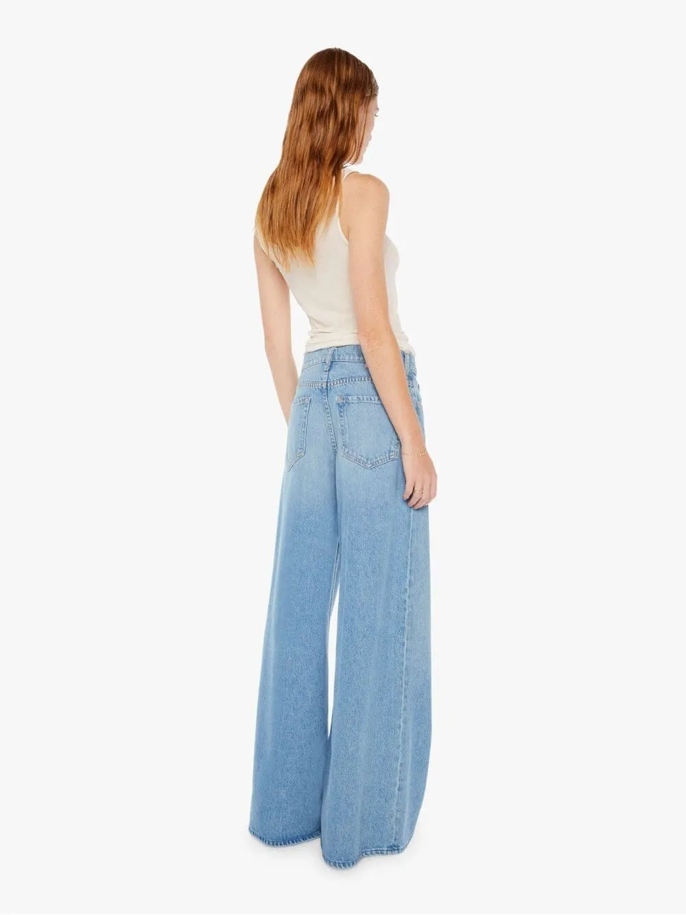 Slung Sugar Cone Sneak Low-Rise Flared Jeans