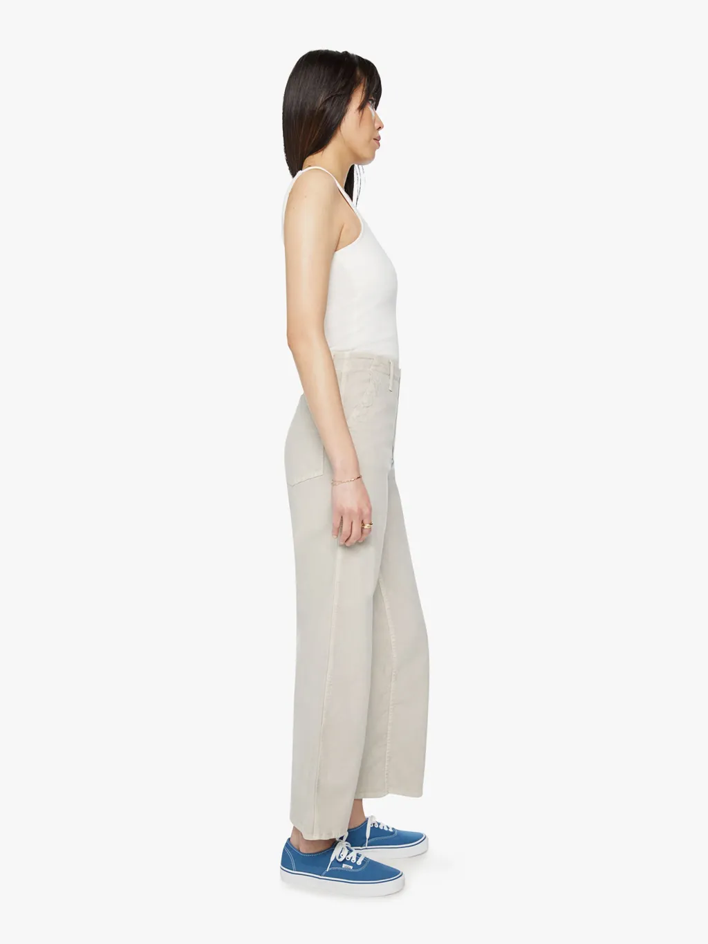 High-Rise Denim Pants