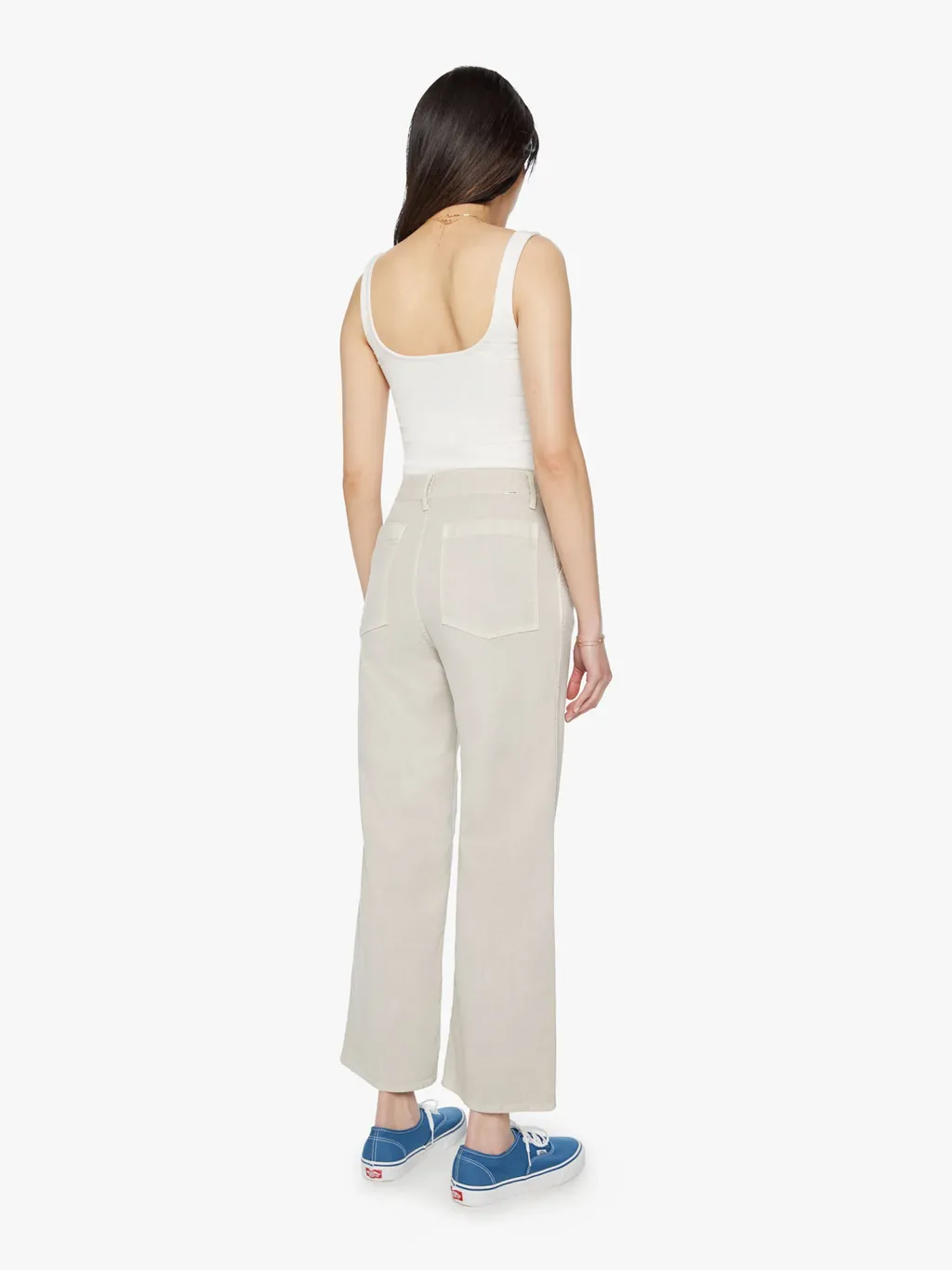 High-Rise Denim Pants