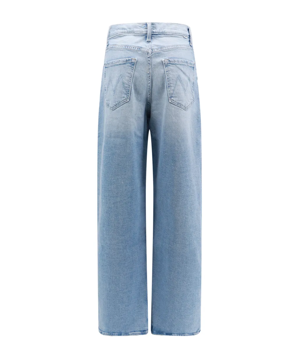 High Waisted Spinner Zip Heel Jeans