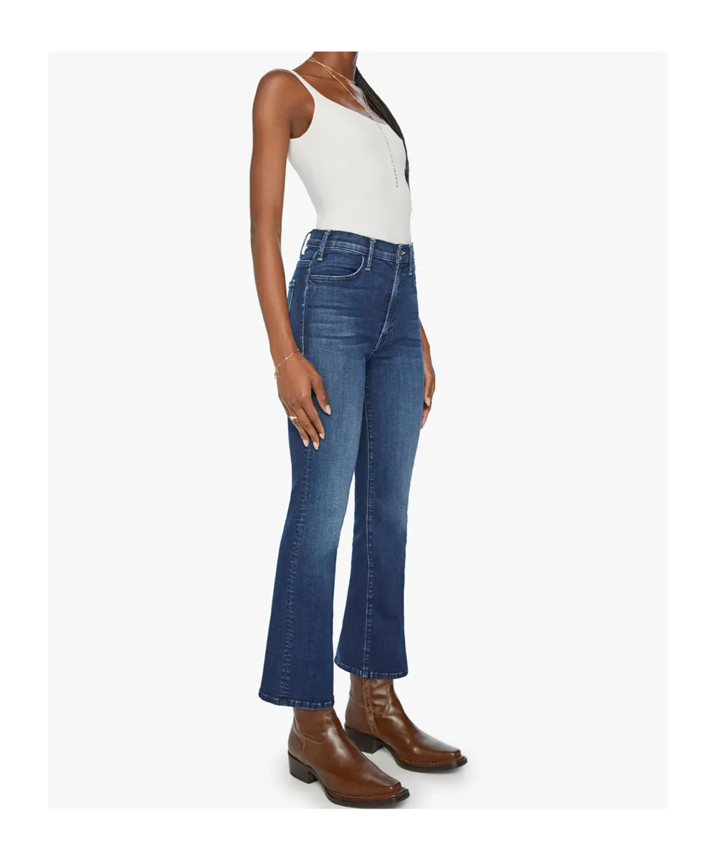 The Hustler Cropped Flared Jeans