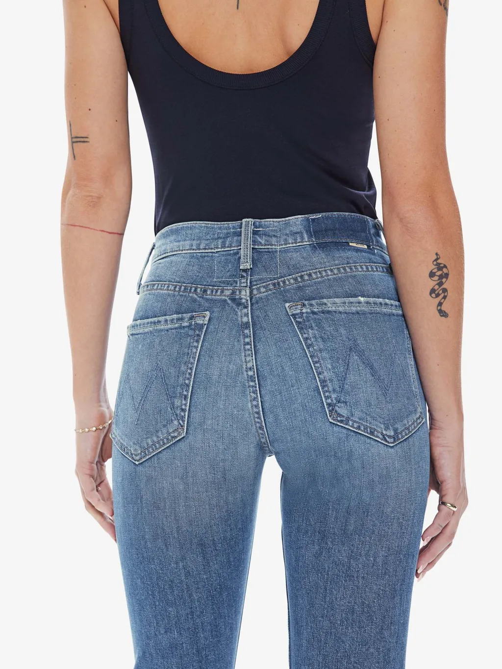 High-Rise Straight Leg Jeans