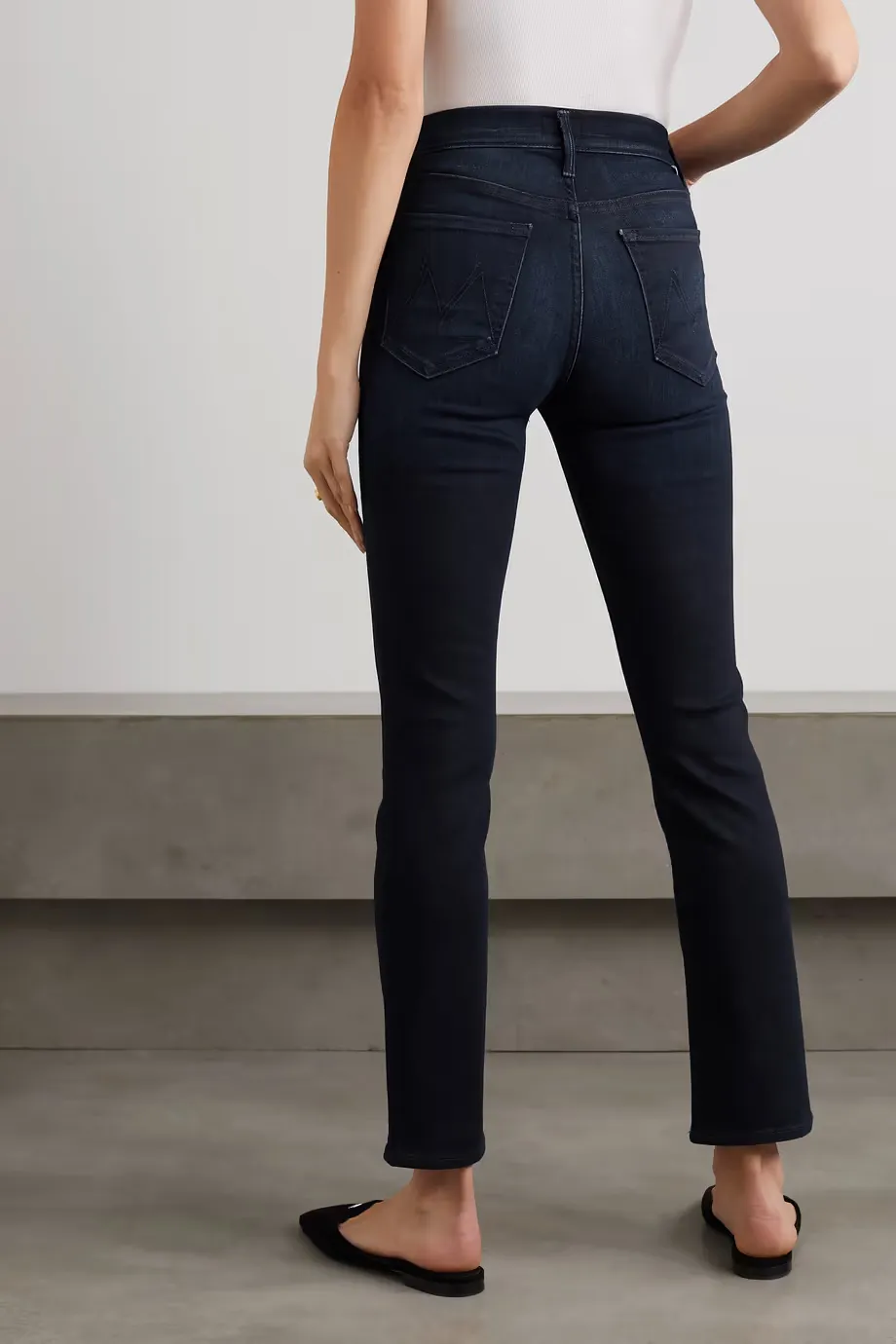 The Dazzler Mid-Waist Straight Jeans