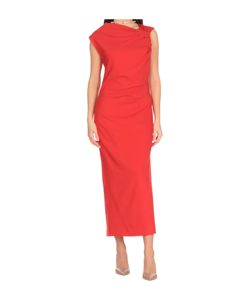 Ruched Slim Fit Dress