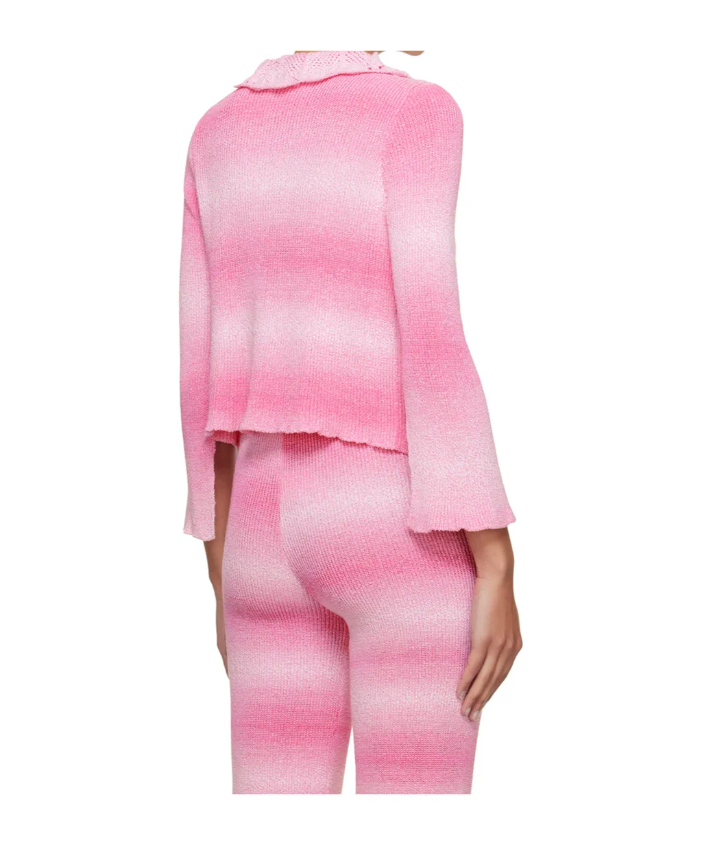 Ruffle-Detail Cardigan