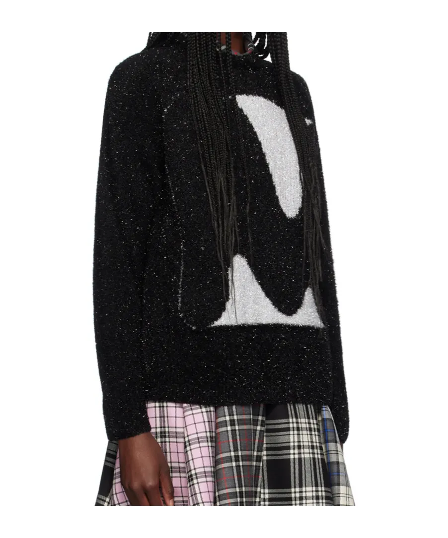 Intarsia-Knit Logo Jumper