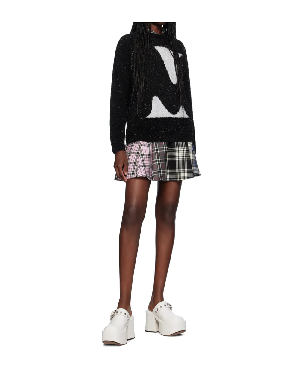 Intarsia-Knit Logo Jumper