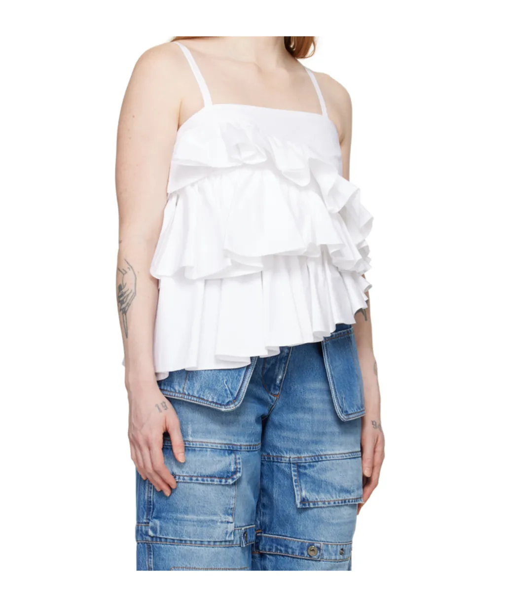 Asymmetric Ruffled Top