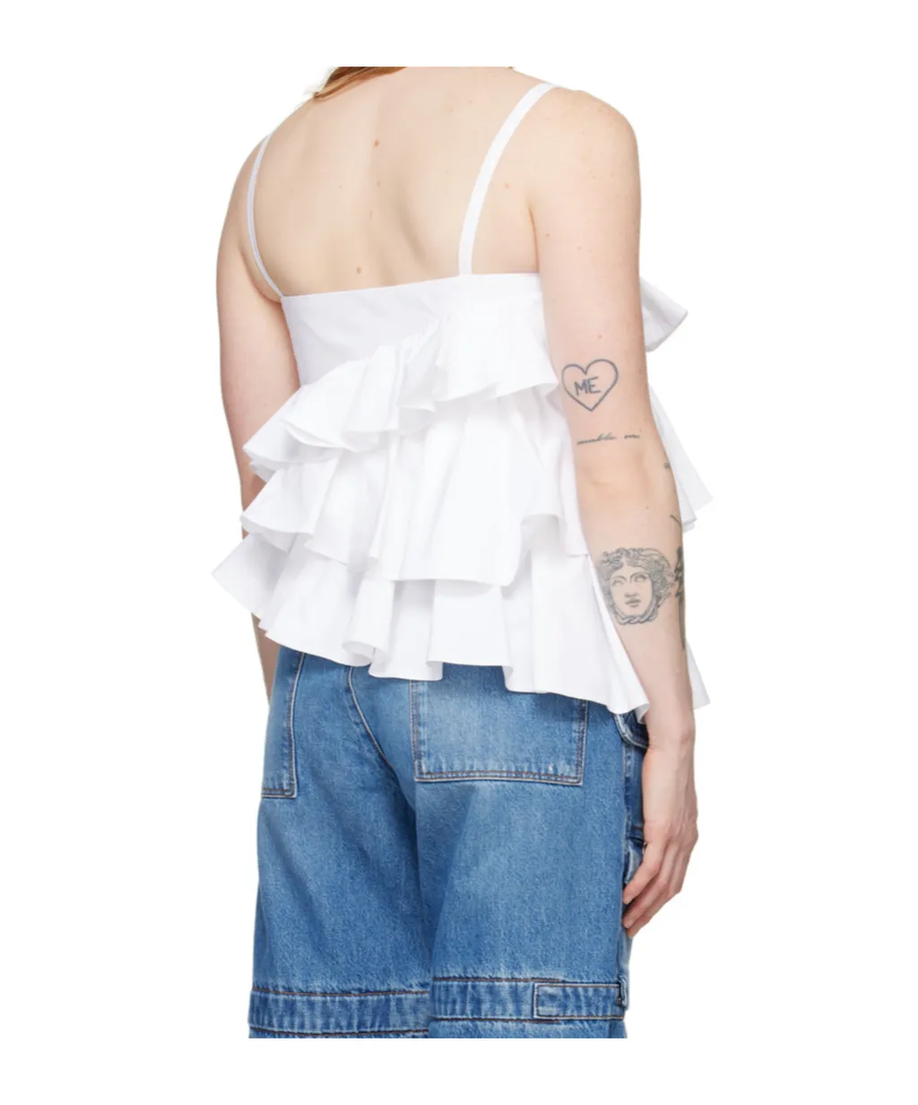 Asymmetric Ruffled Top