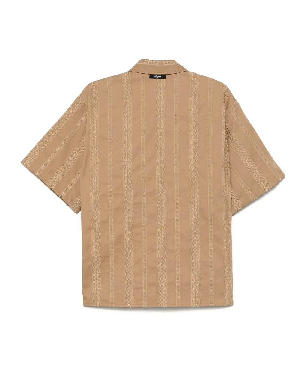 Embroidered Striped Shirt