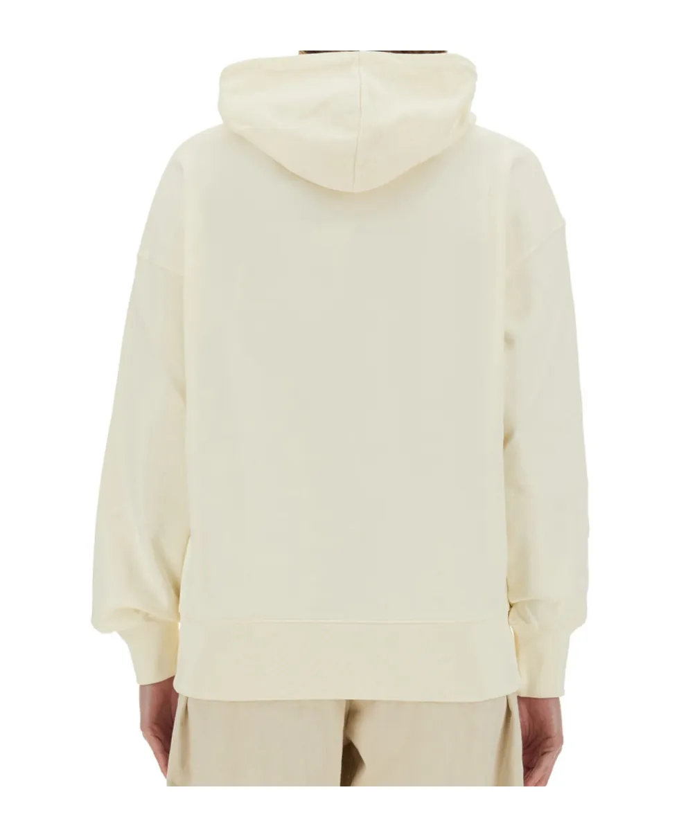 Brushed Logo Hooded Sweatshirt