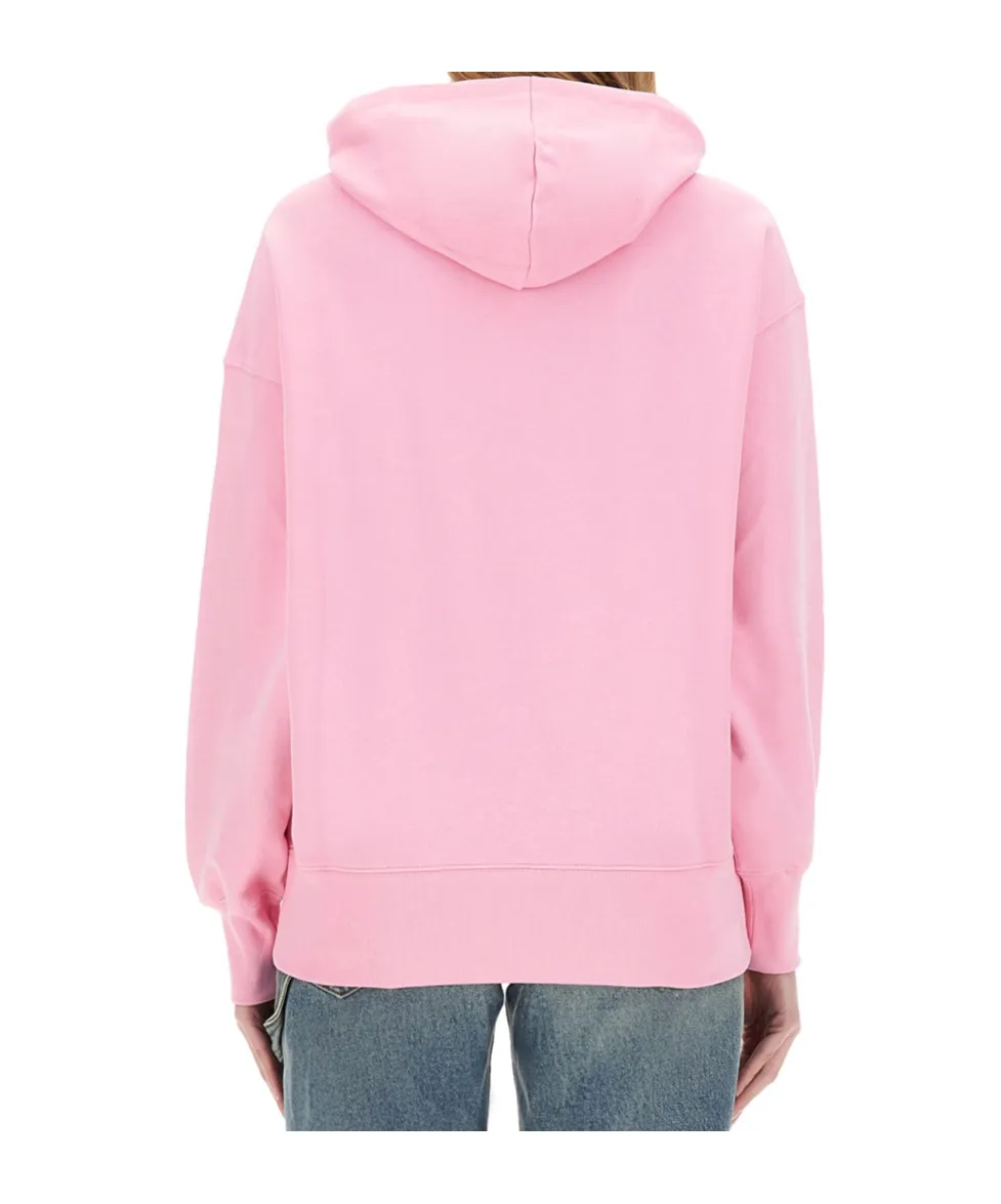 Logo-Print Drawstring Hoodie