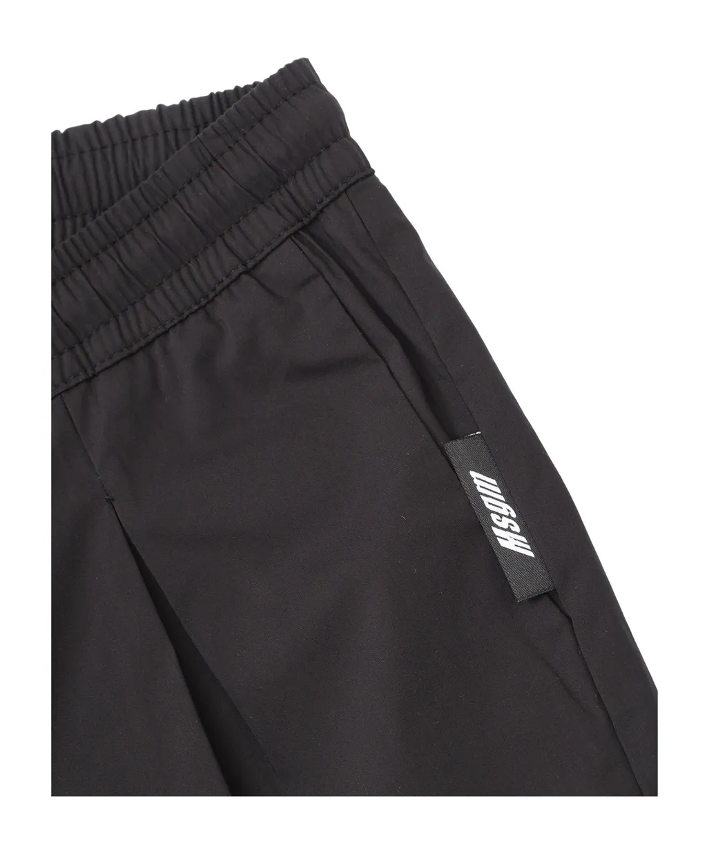 Elastic Waist Casual Pants