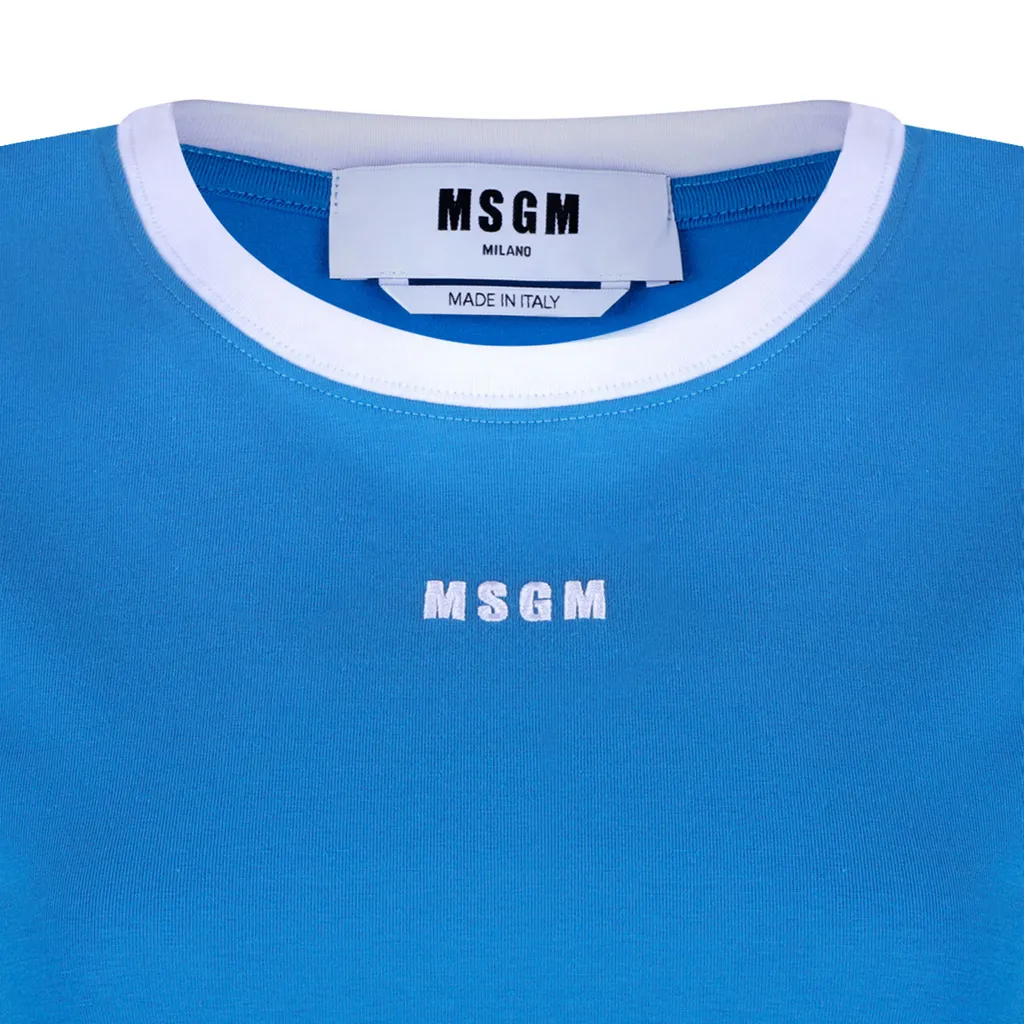 Logo Embroidered Crewneck T-Shirt