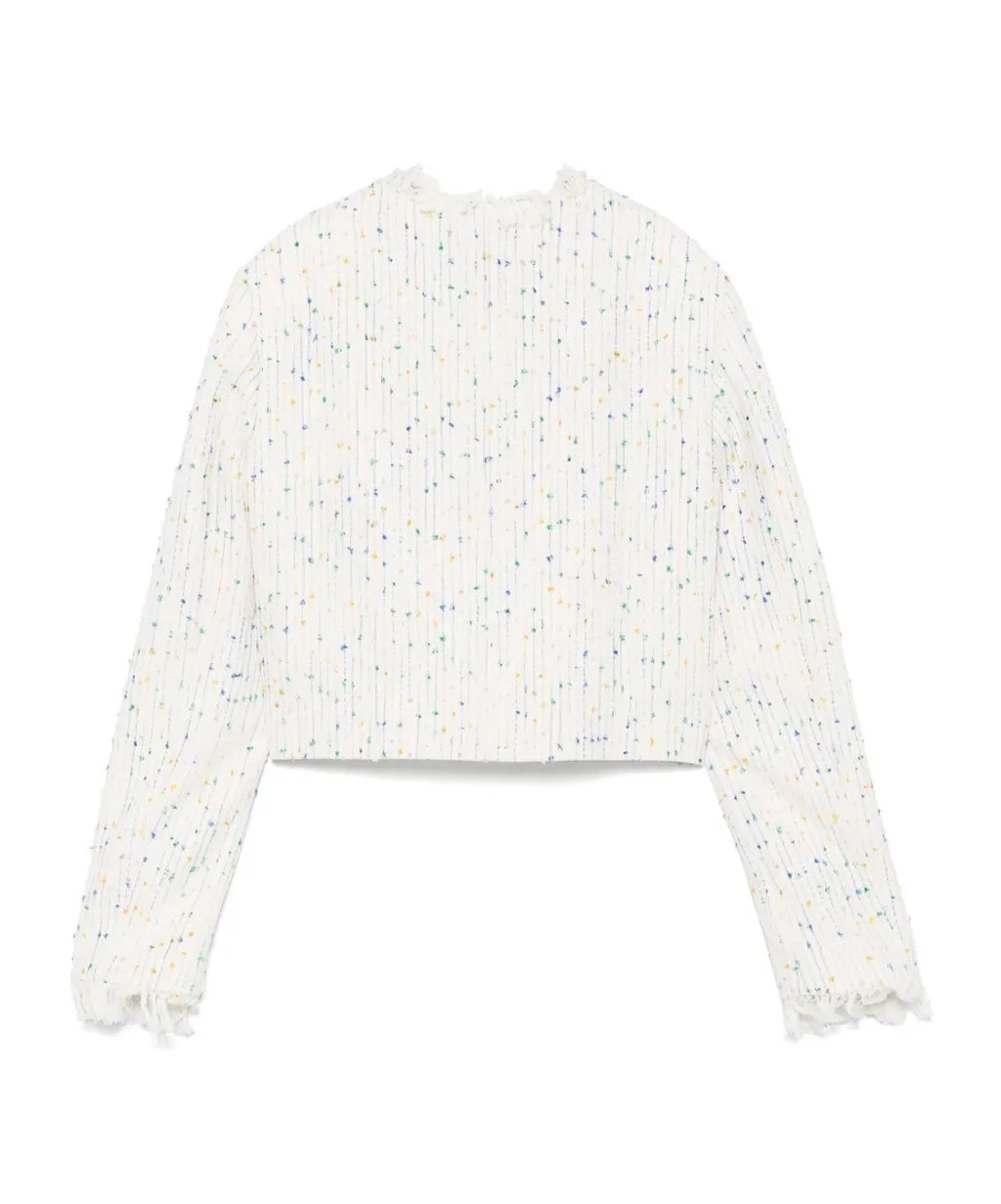 Frayed-Edge Jacket