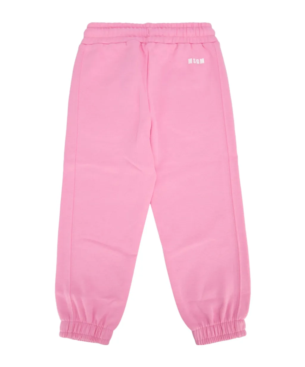 Logo Printed Drawstring Track Pants