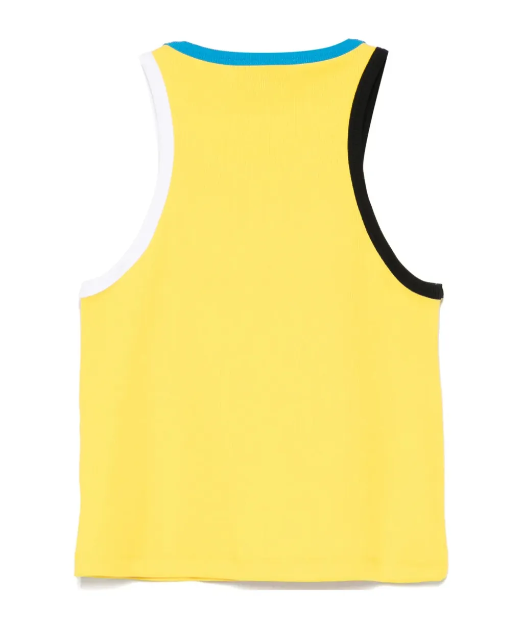 Contrast-Trim Tank Top