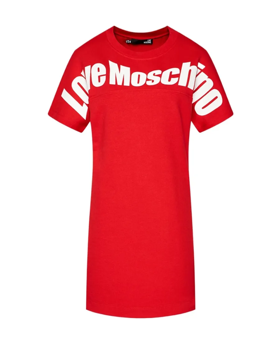 Round Neck Logo Dress