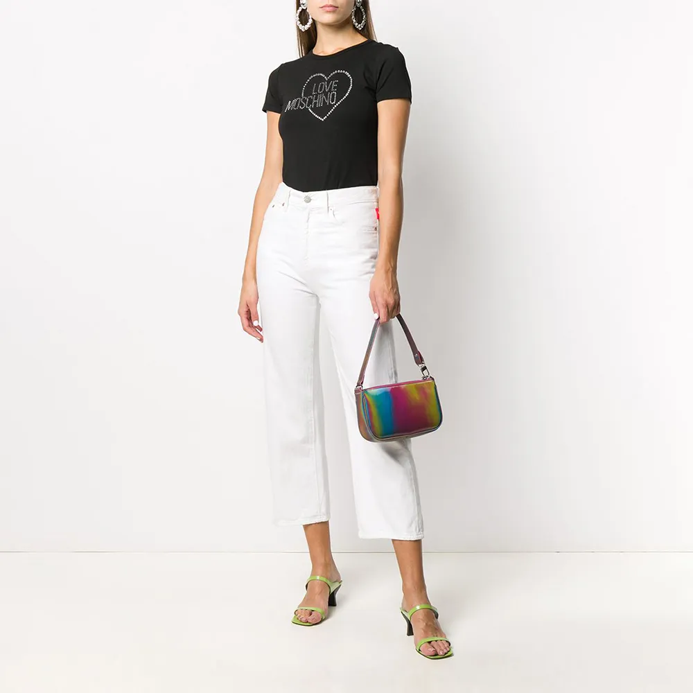 T-Shirt With Round Neck And Short Sleeves