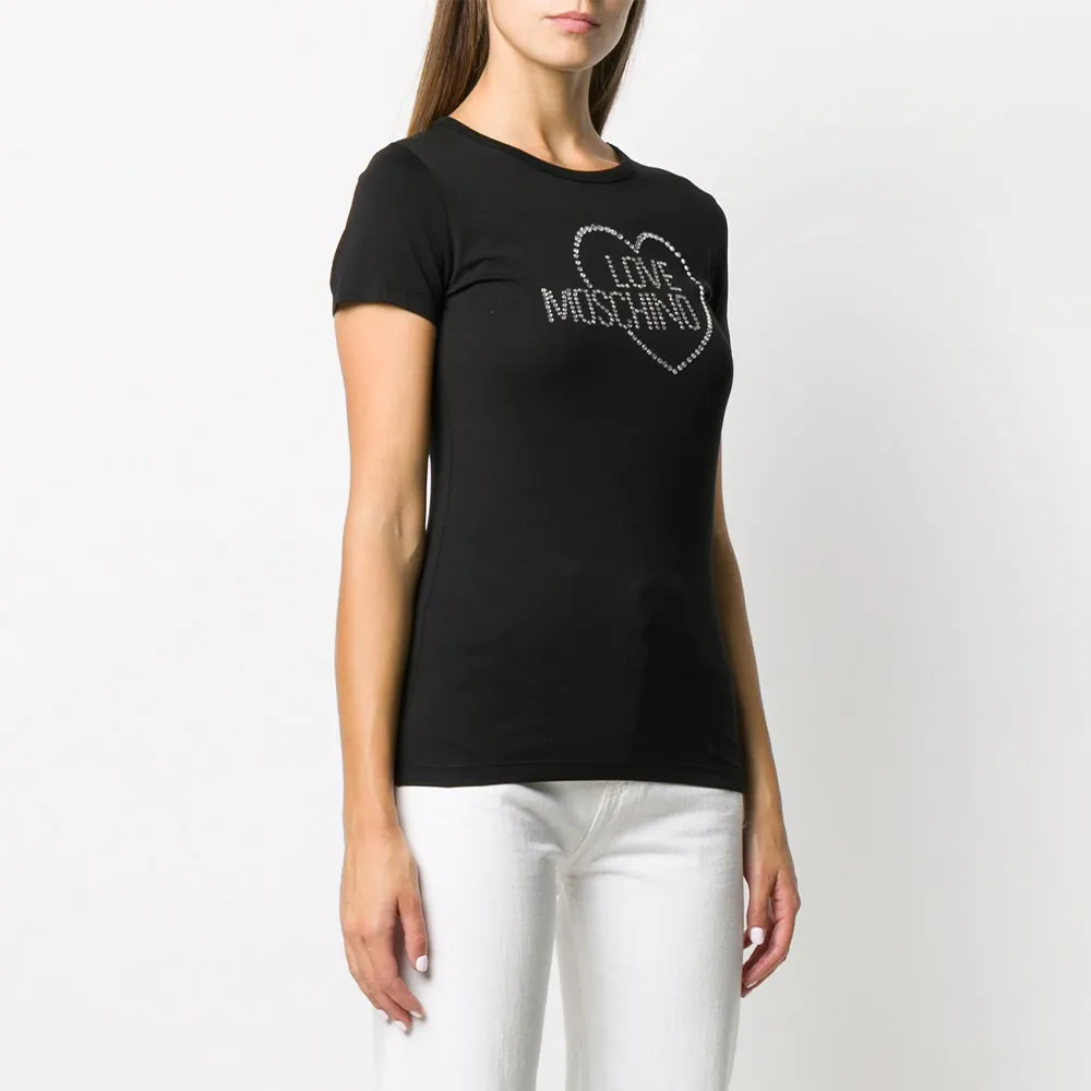 T-Shirt With Round Neck And Short Sleeves