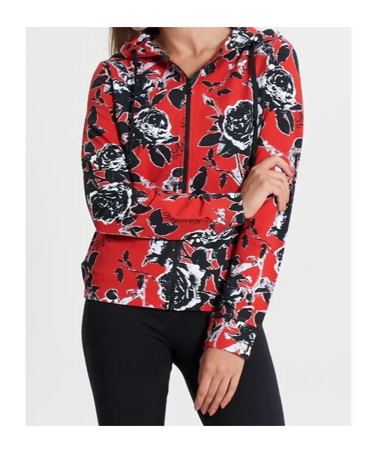 Printed Hooded Casual Jacket