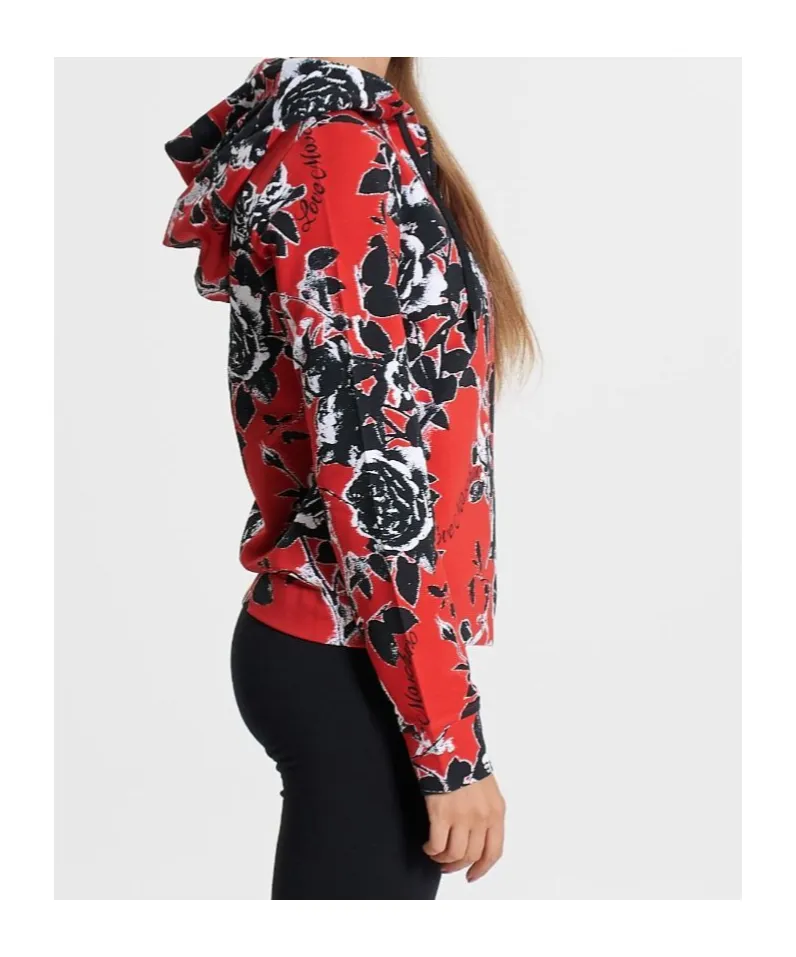 Printed Hooded Casual Jacket