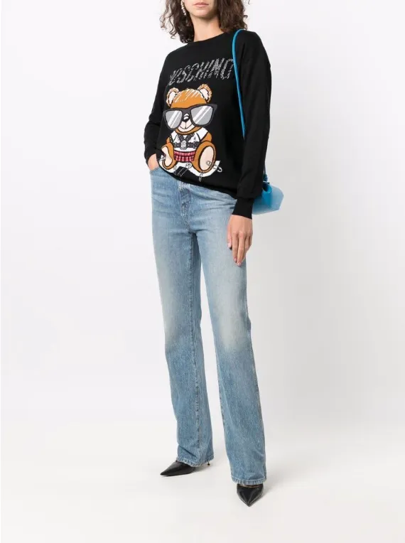 Round Neck Logo Sweater