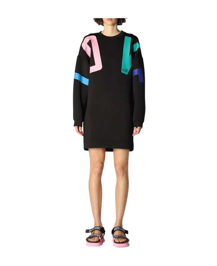 Logo Round-Neck Dress