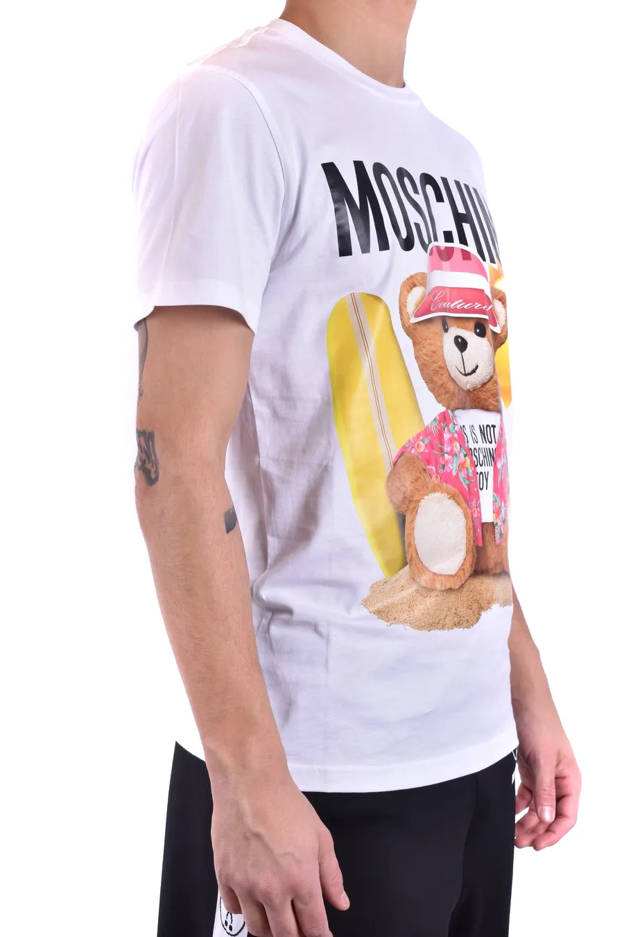 Teddy Bear Printed Crewneck T-Shirt