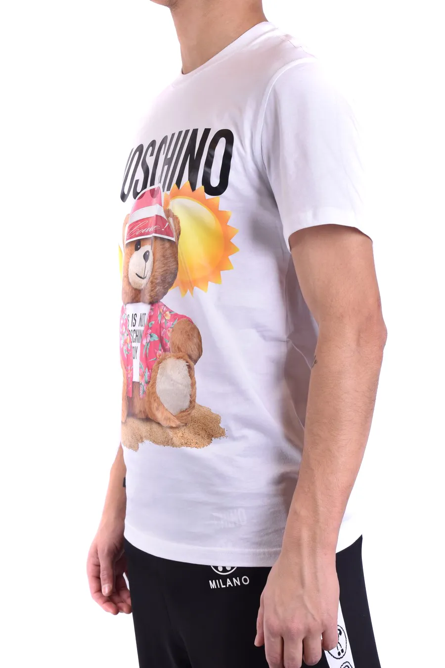 Teddy Bear Printed Crewneck T-Shirt