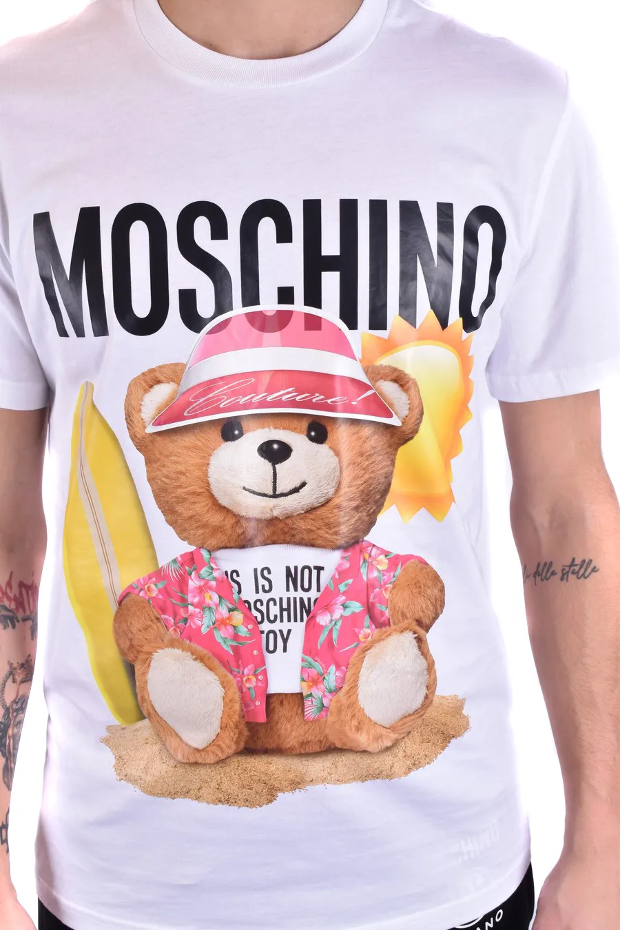 Teddy Bear Printed Crewneck T-Shirt