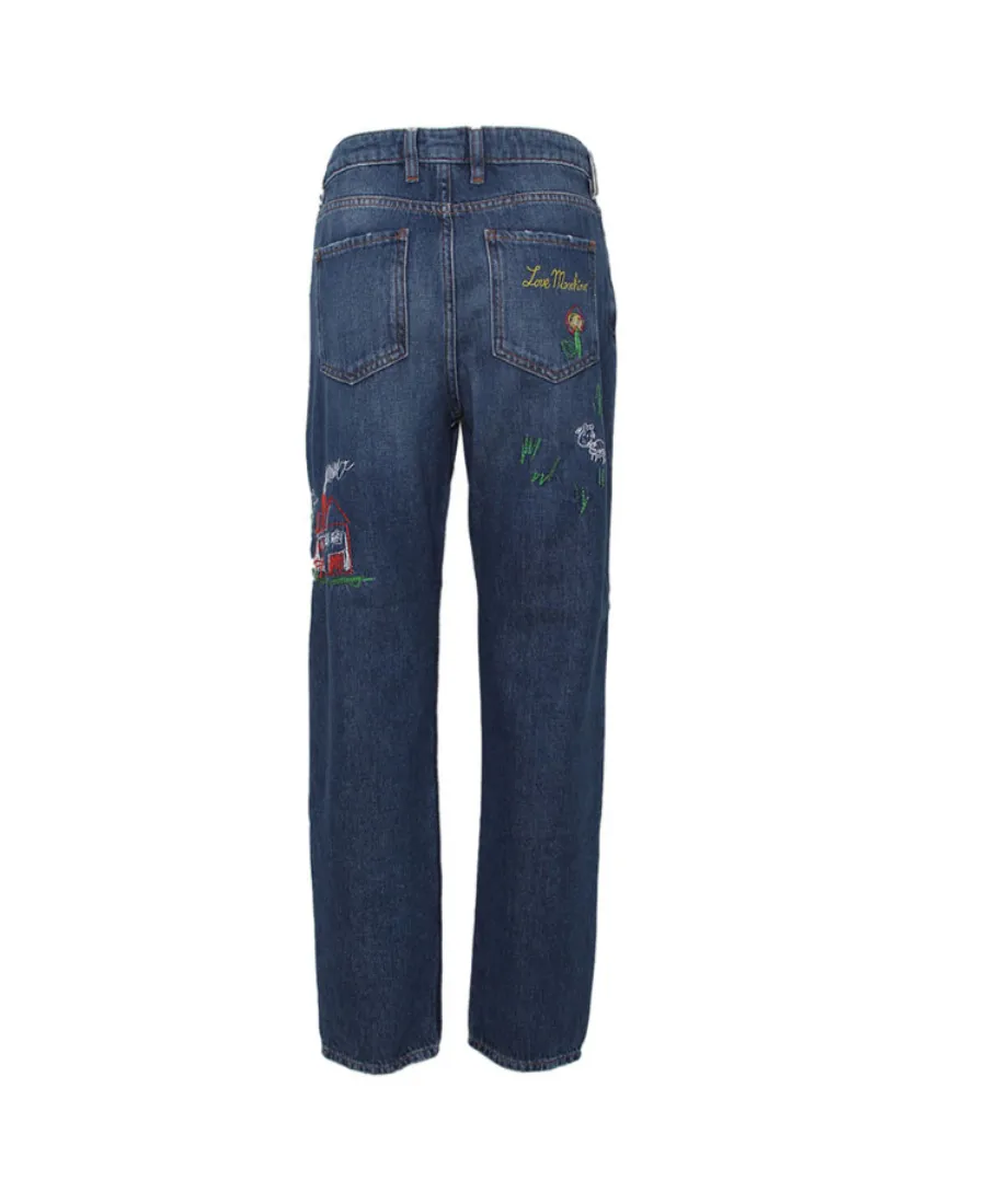 Embroidered Jeans