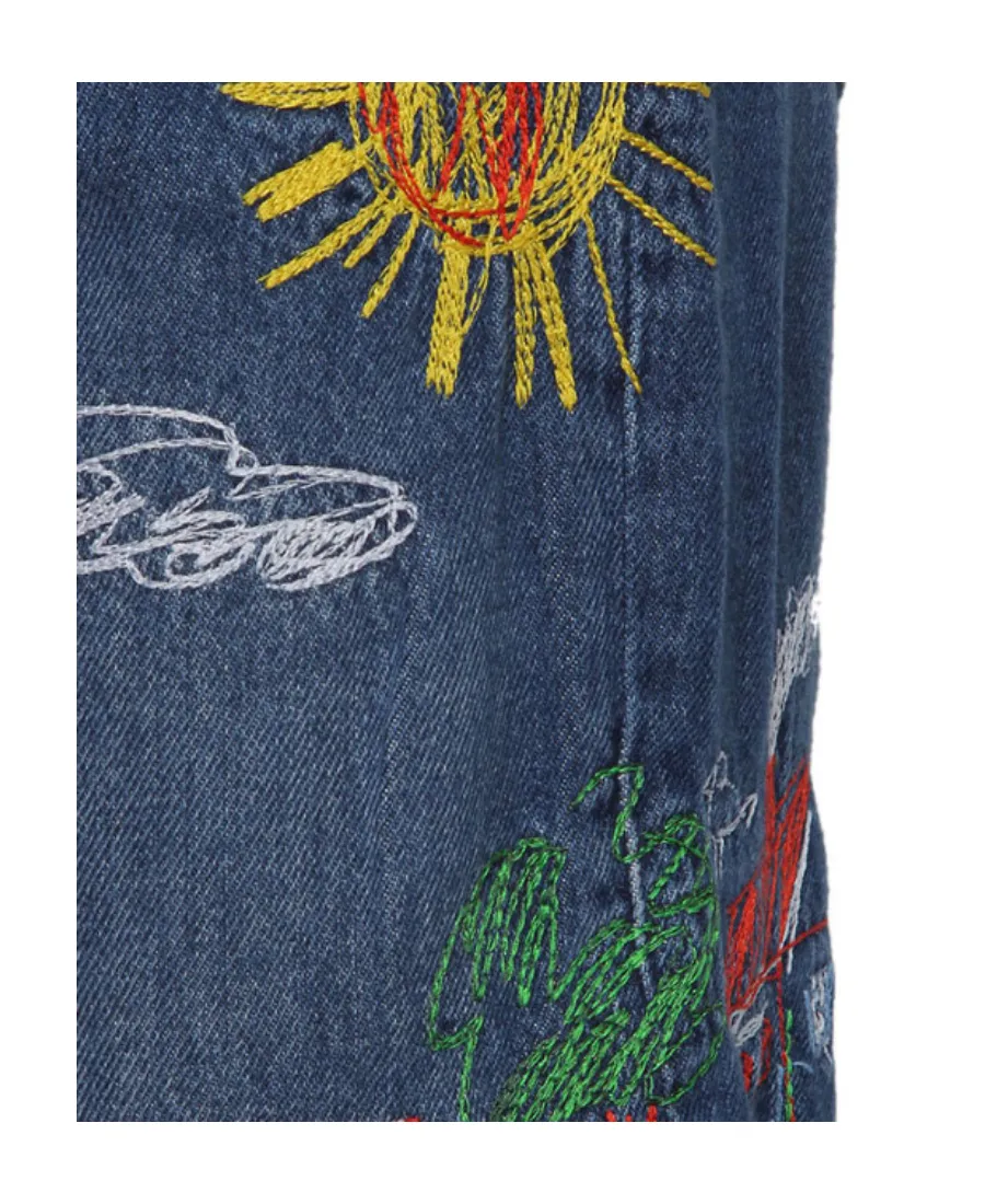 Embroidered Jeans