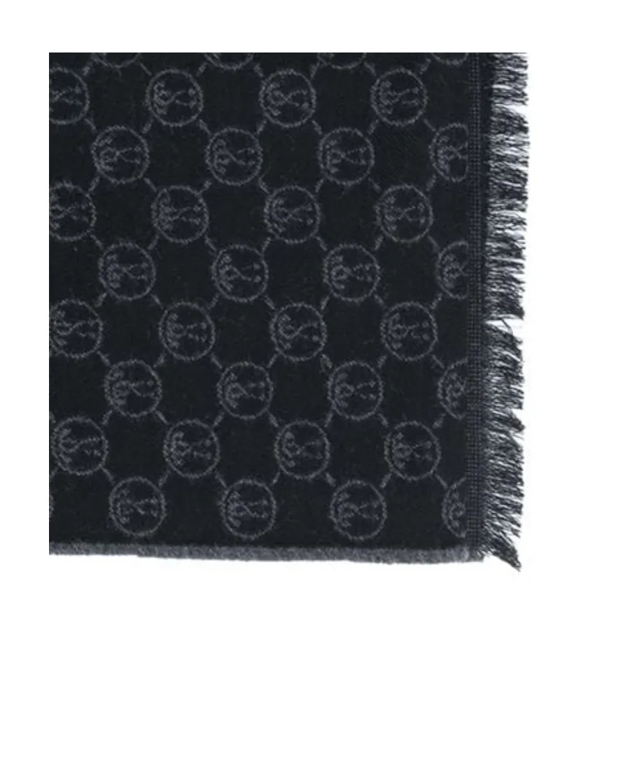 Logo-Intarsia Scarf